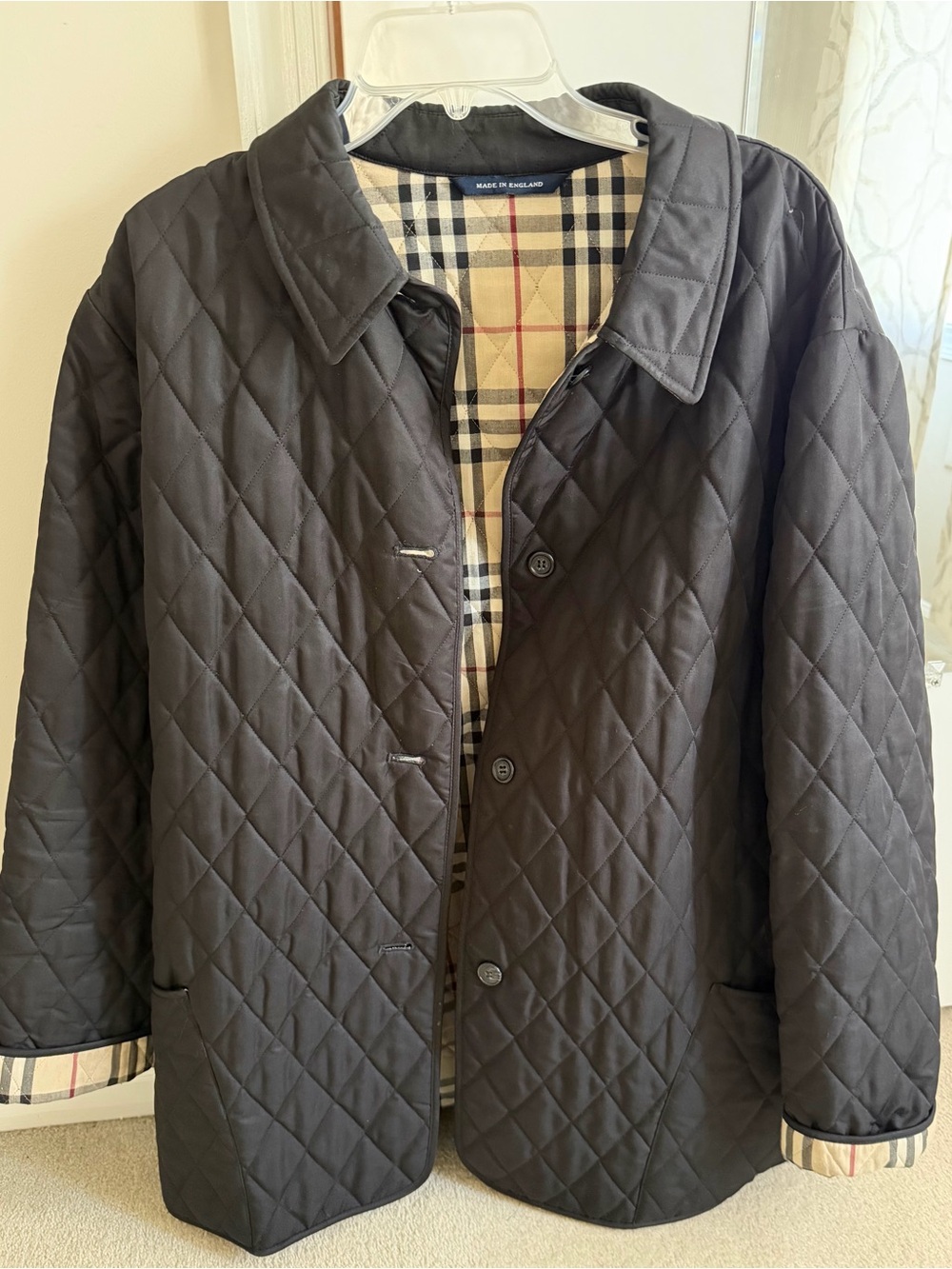 Quilted Burberry Women’s Jacket with Nova Check lining